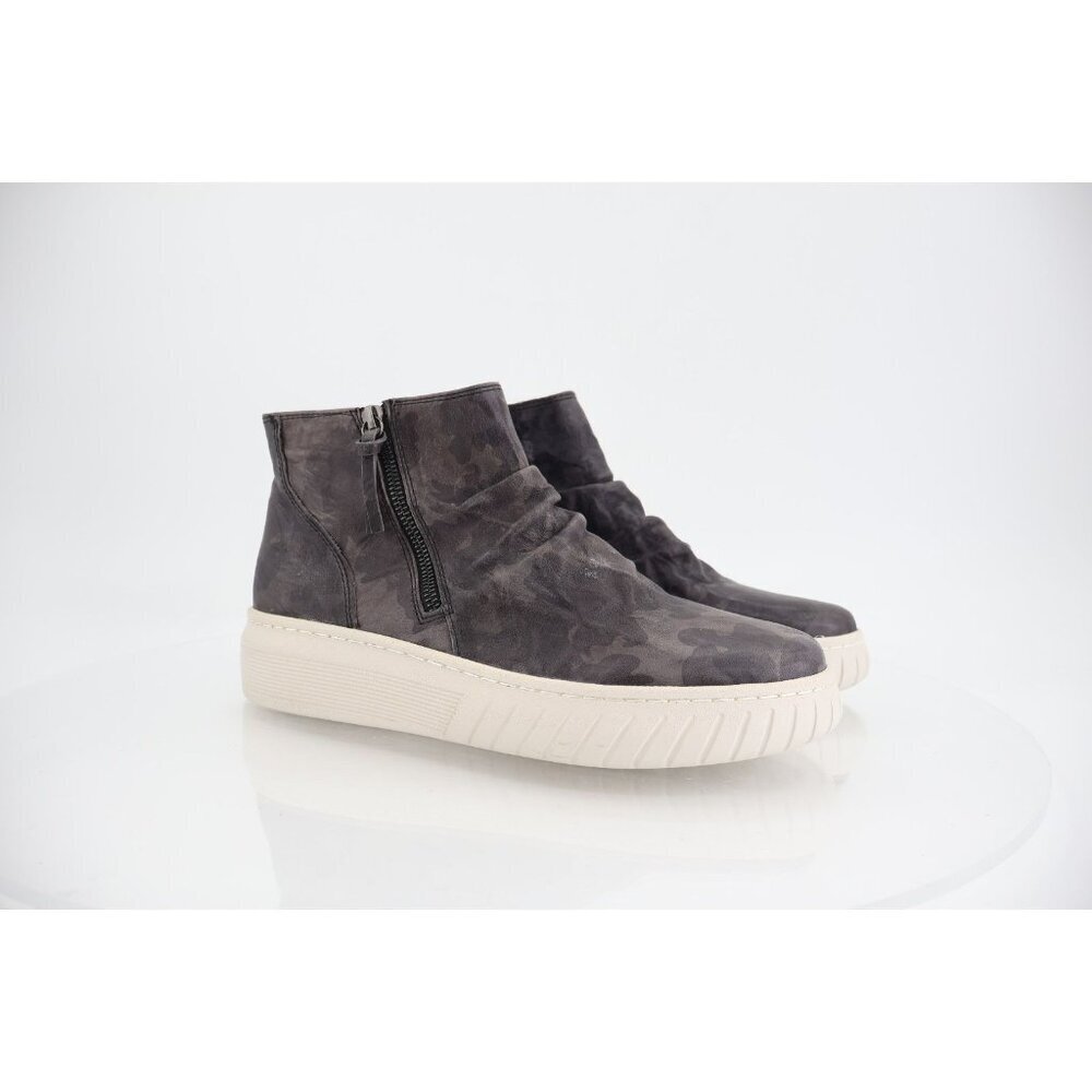Sofft Womens Portland Suede Platform Boots Size 11 M Grey Camo Water Resistant